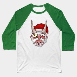 Santa Creature Baseball T-Shirt